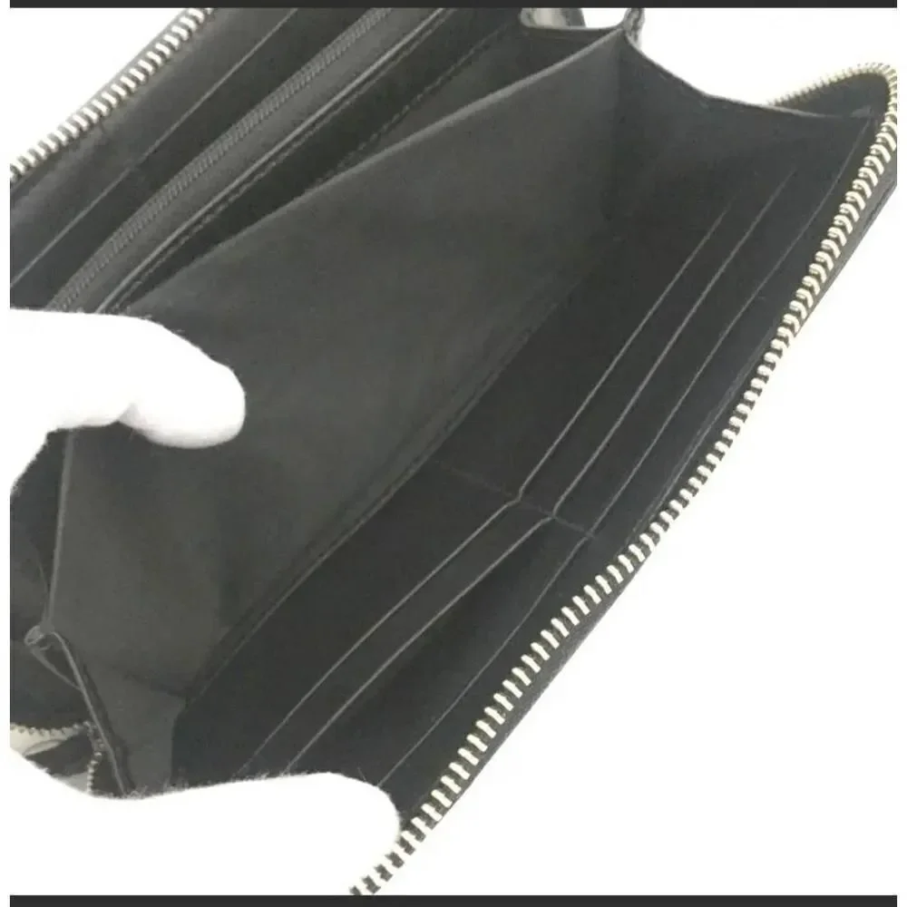 GUCCI Sukey Leather Zip Around Long Wallet /1A5437
